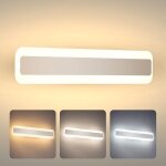 14w lampe miroir salle de bain 40cm 1050lm luminaire salle de bain 230v blanc chaud 3000k blanc neutre ...