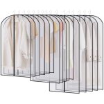15 housses de v�tements, housse vetements � suspendre anti poussi�re, transparent housse de vetement ...