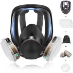 15 in 1 6800 masque peinture avec filtre, respirateur visage � vapeur organique, protection respirateur ...