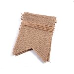 15 pièces bannière banderole de toile de jute, décoration de bricolage parfaite drapeau triangle pour ... 15 pièces bannière banderole de toile de jute, décoration de bricolage parfaite drapeau triangle pour ...