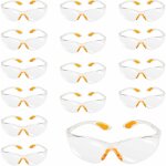 15 pices lunettes de protection de travail de bricolage lunettes de scurit anti - rayures lunettes ...