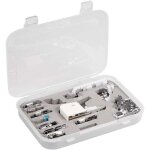15 pi�ces machine � coudre pieds - de - biche ensemble kit de pied de marche pour fr�re chanteur machine ...