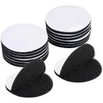 15 pi�ces noir scratch autocollant double face, bande auto - adh�sif, adhesif double face extra fort, ...
