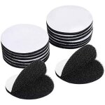 15 pi�ces noir scratch autocollant double face, bande auto - adh�sif, adhesif double face extra fort, ...