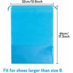 15 pices sac  chaussures de voyage, grand sac de rangement pour chaussures, non - tiss avec fentre ...