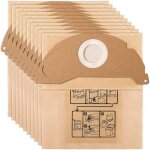 15 sacs filtre papier de rechange pour aspirateur wet & dry, karcher wd2 mv2 6. 904 - 322. 0 wd 2. 200 ...