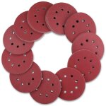 150 pcs disque abrasif 125mm 8 trous disque poncage pour ponceuse orbitale excentrique, grains 60, 80, ...