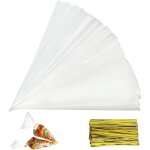 150 pcs sachets transparents bonbons, sacs � c�ne transparent, sac de bonbons en plastique biscuit cadeau ...