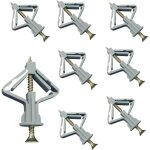 150 pi�ces chevilles pour plaque de pl�tre, chevilles avec vis pour plaques de pl�tre, fixations murales ...