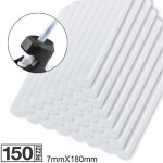 150 stick for christmas caldo bastoncini diam. 7mm for 18cm termofusibile