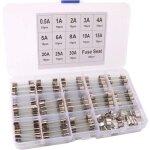 150pcs 6x30mm professionnel voiture fast - souffler verre tube - 130pcs rapide coup verre tube fusible ...