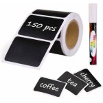 150pcs kit d'etiquette autocollantes r�utilisables pour la cuisine organiser avec marqueurs craie liquide, ...