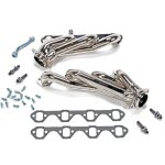 1525 1 - 5 / 8 shorty tuned length performance exhaust headers for ford mustang 5. 0l - chrome finish ...