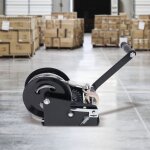 1587 kg / 3500 lb treuil manuel � deux vitesses treuil de levage treuil de remorquage �quip� d'un c�ble ...