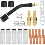 15ak buse de protection � gaz blind� pistolet de soudage accessoires manchon de protection ensemble 1: ...
