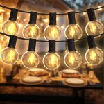 15m guinguette guirlande lumineuse ext�rieures, led guirlande lumi�re exterieur avec 26 ampoules e12 ...