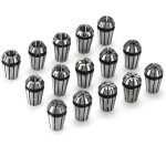 15pcs er11 jeu de pinces de serrage � ressort de pr�cision pour tour de fraisage de gravure cnc, 1. 0mm ...