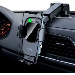 15w qi chargeur induction voiture, [sens lectromagntique] chargeur sans fil voiture rapide automatic ...