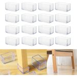 16 pieds en silicone, 20 x 40 mm, housses pour meubles / chaises afin d'�viter les rayures et le bruit. ...