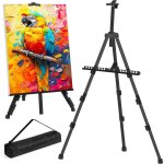 167 cm (noir) chevalet pour peinture, affiche de mariage, chevalet pliable r�glable de , chevalet de ...
