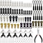 169 pi�ces zip reparation fermeture eclair curseur fermeture �clair remplacement de fermeture � glissi�re ...