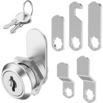 16mm serrure boite aux lettres avec 5 plaques de serrure diff�rentes et 2 cl�s serrure de s�curit� de ...