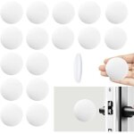 16pcs butee de porte interieur, but�e de porte murale blanc, arret de porte, butee de porte adhesive, ...