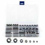 170 pcs ecrou hexagonal en 304 acier inoxydable ecrous frein m3 m4 m5 m6 m8 m10 m12 pour quincaillerie ... 170 pcs ecrou hexagonal en 304 acier inoxydable ecrous frein m3 m4 m5 m6 m8 m10 m12 pour quincaillerie ...