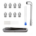 17pcs kit d'outils d'accessoires d'imprimante 3d, cl hexagonale d'aiguille de nettoyage de dgagement ...
