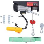18 m�tres, 250 kg, treuil �lectrique � c�ble m�tallique, grue �lectrique, grue d'�chafaudage, c�ble m�tallique ...