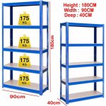 180cm x 90cm x 40cm étagères lourdes étagères de stockage étagères d'atelier étagères de cave à vin système ... 180cm x 90cm x 40cm étagères lourdes étagères de stockage étagères d'atelier étagères de cave à vin système ...