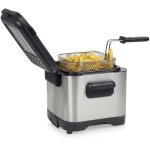 Princess - 182612 friteuse 1. 5 l 1000 w rev�tement anti - adh�sif, protection contre la surchauffe argent, ...