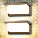 18w applique murale ext�rieure led avec d�tecteur de mouvement moderne �tanche applique ext�rieure 3000k ...