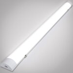 18w luminaire led pour locaux humides atelier blanc neutre plafonnier 60cm - einfeben