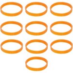 1900b lot de 10 courroies dent�es de rechange pour rabot �lectrique, 9, 6 mm de large, orange