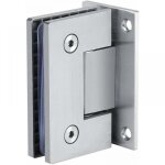 Cyslmuk - 1pc charni�re pince de porte verre 90� support mural sans cadre clip pour porte de douche en ...