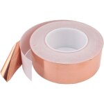 1pcs copper foil tape single sided conductive adhesive for crafts emi shielding grounding glue for pda ...