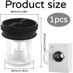 1pcs filtre � charpie tamis filtre � charpie remplacement pour machine � laver multimarques, filtre � ...