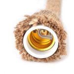 1pc lumi�re pendentif en corde de chanvre, lampe de plafond, lustre loft, d�cor industriel pour la maison, ...