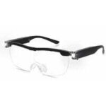 1pc lunettes loupes 160 % avec lumi�re led rechargeable - lunettes grossissantes puissantes - lunettes ...