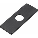 1pc noir plaque de trou d'évier de cuisine pour robinet de salle de bain, lavabo, rosace de robinet en ... 1pc noir plaque de trou d'évier de cuisine pour robinet de salle de bain, lavabo, rosace de robinet en ...