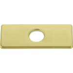 1pc or plaque de trou d'évier de cuisine pour robinet de salle de bain, lavabo, rosace de robinet en ... 1pc or plaque de trou d'évier de cuisine pour robinet de salle de bain, lavabo, rosace de robinet en ...