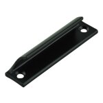 1pc poignée de forme spéciale en aluminium peint noir l. 90 mm - adaptée aux baies vitrées, poignées ... 1pc poignée de forme spéciale en aluminium peint noir l. 90 mm - adaptée aux baies vitrées, poignées ...