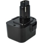 1x batterie compatible avec black & decker kc1252cn, kc1261, kc1261cn, kc1261f, kc1262, kc1262c, kc1262f ...