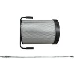 Cartouche filtrante poussires fines remplacement pour bernardo fp1 pour aspirateur  copeaux - avec ...