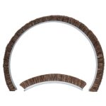 1x pro replacement brush (23 x 108 mm, professional accessoire petite meuleuse angulaire) 2608000883 ...