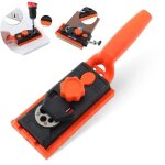 2 en 1 trou de gabarit de trou 6 / 8 / 10 / 12mm dowel jig menuiserie locator doweling jig trou guide ...