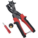 2 - 4. 5 mm perforatrice rond avec 6 tailles de poin�on, tournant professional pince trou ceinture cuir ...