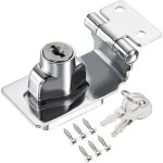 2. 5 inch loquet porte � cl� � angle droit de 90 degr�s avec bouton tournant pour placard, serrure verrou ...