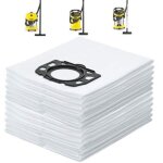 2. 863 - 006. 0 lot de 12 sacs filtrants en non - tiss� de rechange pour karcher 6. 904 - 409. 0, wd4, ...